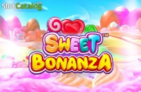 Sweet Bonanza candy cluster slot screen